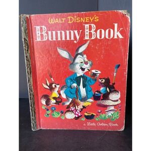 Walt Disney Bunny Book A Little Golden 1951 Vintage Childrens Story Jane Werner